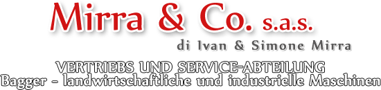 Vertriebs und Service-Abteilung - Bagger - landwirtschaftliche und industrielle Maschinen